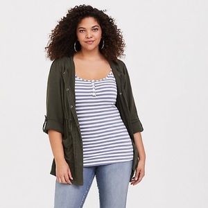 Striped Henley Cami